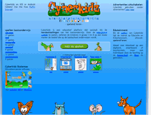 Tablet Screenshot of cyberkidz.nl